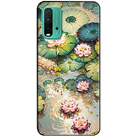 Ốp lưng Redmi 9T - 13C - 13 4G - Redmi Note 13 4G - Note 13 Pro 4G - Note 13 Pro 5G - Năm Sen Hồng Trắng - Hàng Chính Hãng
