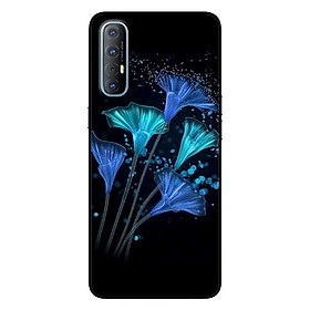 Ốp lưng dành cho Oppo Reno 3 Pro mẫu Hoa Đêm Xanh