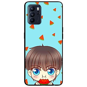 Ốp lưng dành cho Oppo Reno 6 - Reno 6 Z mẫu Cặp Đôi Ăn Dưa 1