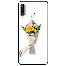 Ốp lưng in cho Huawei P30 Lite Mẫu Bó Hoa Hướng Dương
