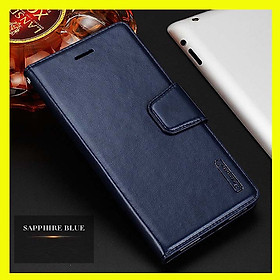 Bao da dạng ví cho iPhone 12Promax  hiệu Hanman, DaDa có quai cài có ngăn để thẻ ATM và để tiền, bao da may viền - Hàng nhập khẩu 