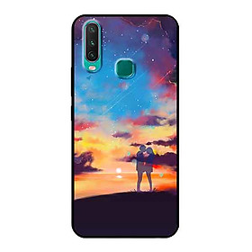 Ốp Lưng in cho Vivo Y12 Mẫu Vũ Trụ Tình Yêu - Hàng Chính Hãng