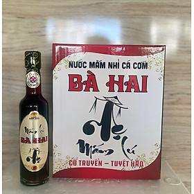 Thùng nước mắm lú Bà Hai MS40A (6 x 330ml)