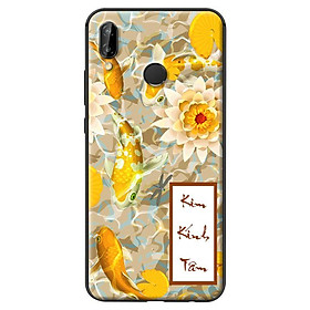 Ốp in cho Huawei Nova 3E Cá Koi  Kim - Hàng chính hãng