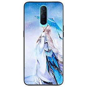 Ốp lưng in cho Oppo R17 Pro Mẫu Cô Gái Nơ Đỏ