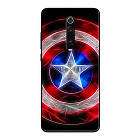 Ốp Lưng in cho Xiaomi Redmi K20 Mẫu Khiên Đội Trưởng 1 - Hàng Chính Hãng
