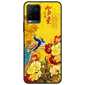 Ốp lưng dành cho Vivo Y21 - Vivo Y21s mẫu Công Và Hoa