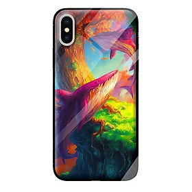 Ốp kính cường lực cho iPhone XS MAX mẫu cảnh 315 - Hàng chính hãng