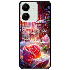 Ốp lưng Redmi 9T - 13C - 13 4G - Redmi Note 13 4G - Note 13 Pro 4G - Note 13 Pro 5G - Hoa Hồng Ánh Sáng - Hàng Chính Hãng