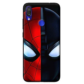 Ốp in cho 	Xiaomi Redmi Note 7 Nhện Đỏ Đen - Hàng chính hãng