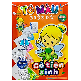 Sách - Tô màu diệu kỳ - Cô Tiên Xinh (MG)