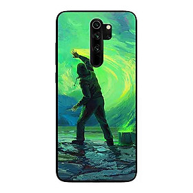 Ốp Lưng in cho Xiaomi Redmi Note 8 Pro Mẫu Chàng Vẽ Bầu Trời - Hàng Chính Hãng