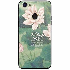 Ốp lưng in cho Oppo F7 Mẫu Không Ngại Yêu