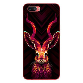 Ốp lưng in cho Oppo Realme C1 mẫu Thỏ Có Sừng - Hàng chính hãng