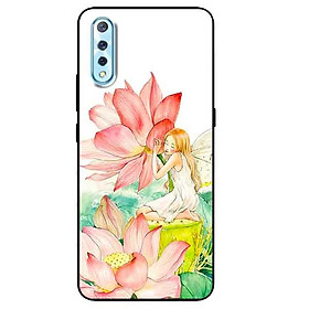 Ốp lưng in cho Vivo S1 Mẫu Cô Gái Cầm Quạt