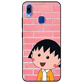 Ốp lưng in cho Vivo Y91/Y91i/Y95 Mẫu Cô Gái Nơ Đỏ