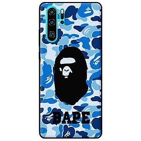 Ốp in cho Huawei P30 Pro Bape Xanh Có Chữ - Hàng chính hãng
