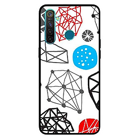 Ốp Lưng in cho Realme 5 Mẫu Họa Tiết Khối Cầu - Hàng Chính Hãng