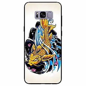 Ốp lưng dành cho Samsung S8 mẫu Chép Vàng Nền Sáng