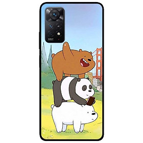 Ốp lưng dành cho Xiaomi Redmi Note 11 Pro 5G - Bộ Ba Chú Gấu