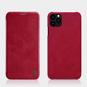Bao case da cho iPhone 11 Pro hiệu Nillkin Qin (có ngăn đựng thẻ, mặt da tinh xảo) - Hàng chính hãng