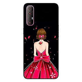 Ốp lưng dành cho Oppo Reno 3 Pro mẫu Cô Gái Xăm Hoa