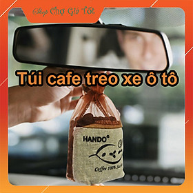 Túi hạt Cafe treo xe ô tô Hando 100g