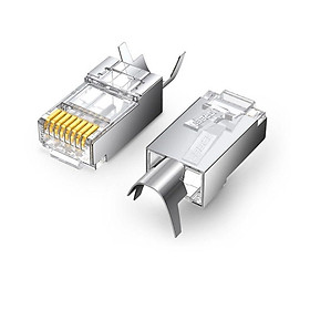 Ugreen UG80828NW123TK Cat6a Cat7 100 chiếc đầu bấm mạng dùng cho dây lớn RJ45 LAN 8P8C - HÀNG CHÍNH HÃNG