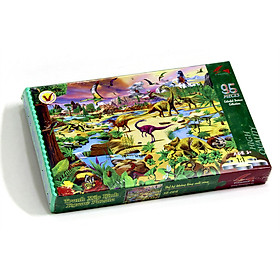 Tranh xếp hình Tia Sáng Jigsaw Puzzle 035 mảnh phát triển trí tuệ cho bé -Thế Hệ Khủng long Cuối Cùng - MSP: 035-004