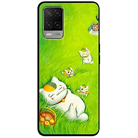 Ốp lưng cho Oppo A54 - A55 - A56 5G - A55s - A18 - A38 - A58 - Mèo Mẹ Con - Hàng Chính Hãng