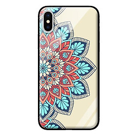 Ốp lưng kính cường lực cho iPhone X Họa Tiết - Hàng chính hãng