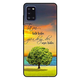 Ốp lưng dành cho Samsung A31 mẫu Tâm Bất Biến