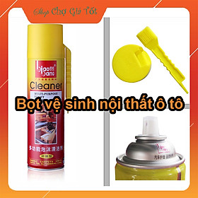 Chai bọt VỆ SINH NỘI THẤT ô tô đồ da nỉ đệm ghế 620ml