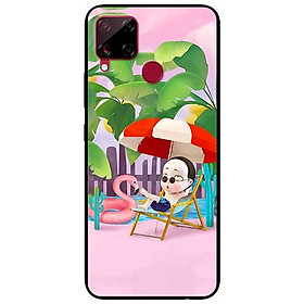 Ốp lưng dành cho Realme C15 mẫu Cương Thi Nghỉ Mát