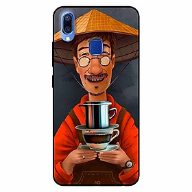 Ốp lưng in cho Vivo Y95 Cà Phê Phin