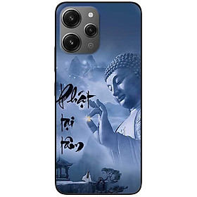Ốp lưng cho Xiaomi Redmi 12 4G - Redmi Note 12 4G - Redmi Note 12 Pro 4G - 12 Pro 5G - Phật Tại Tâm - Hàng Chính Hãng