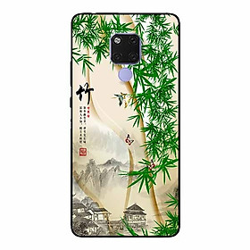 Ốp lưng in cho Huawei Mate 20 Tranh Làng Tre