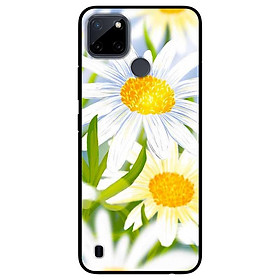 Ốp lưng dành cho Realme C21Y - Realme C25Y mẫu Hoa Trắng Hoạ Mi