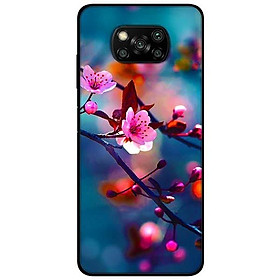 Ốp lưng dành cho Xiaomi Poco X3 mẫu Cành Hoa Đào