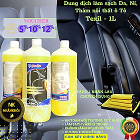 Texil - 1 lít - Dung dịch vệ sinh nội thất Da, Nỉ, Thảm - Ekokemika