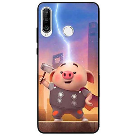 Ốp lưng in cho Huawei P30 Lite Mẫu Heo Tho