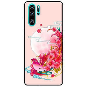 Ốp in cho Huawei P30 Pro Chim Nền Hồng - Hàng chính hãng