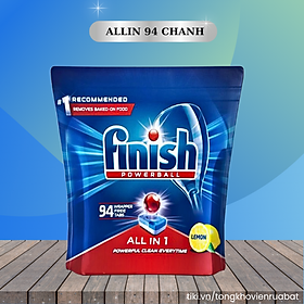 [HCM] Viên rửa chén bát Finish All In One Max 80 viên