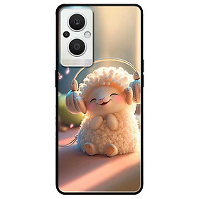 Ốp lưng cho Oppo Reno 2Z, 2F - 6z - 7z 5G - 8z 5G - A96 5G - 8T 4G - 8T 5G - Cừu Cười - Hàng Chính Hãng