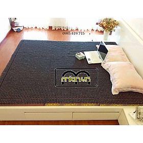 Chiếu Hạt Gỗ Mun kích thước 2,2mx2m - Chiếu gỗ Mian ( video , hình thật )