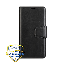 Bao da dạng ví dành cho Samsung Galaxy A55 5G, A35 5G, A25 5G, A15, A05s hàng chính hãng Hanman có quai cài (Tặng 2 túi PVC đựng thẻ ATM) 