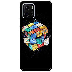 Ốp lưng dành cho Vivo V23 5G / S12 - Vivo Y15s / Y15A mẫu Rubik Vũ Trụ