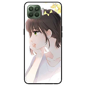 Ốp lưng dành cho Oppo A93 - F17 Pro mẫu Cô Gái Mắt Xanh