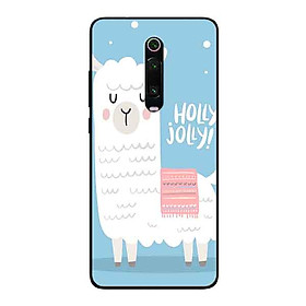Ốp Lưng in cho Xiaomi Redmi K20 Pro Mẫu Cừu Nền Xanh - Hàng Chính Hãng