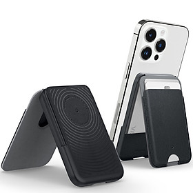 Ví Thông Minh Kiêm Chân Đế Có Nam Châm Spigen Caseology Dành Cho Điện Thoại iPhone, Dùng Được Ốp Có Sạc Từ Tính Hàng Chính Hãng